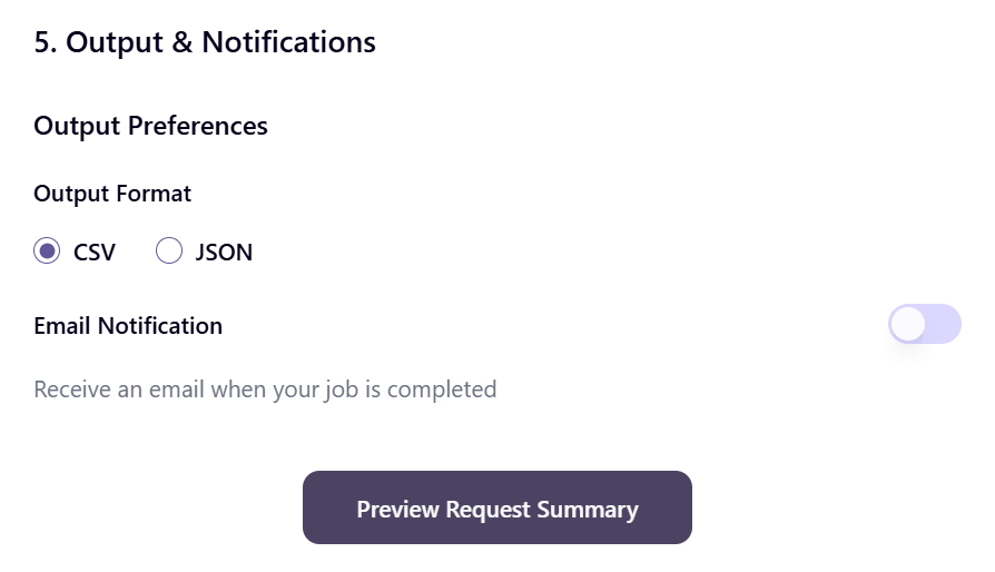 Receive updates for your data collections